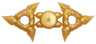 Minifigure, Weapon Shuriken Throwing Star with Textured Grips, 2 on Sprue