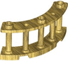 Fence 4 x 4 x 2 Quarter Round Spindled with 3 Studs