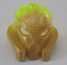 Bionicle Mask of Stone (Unity) with Marbled Trans-Neon Green Pattern