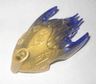 Bionicle Creature Head / Mask with Marbled Trans-Purple Pattern