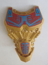 Large Figure Torso with Bionicle Dark Azure and Red Pattern