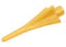 Minifigure, Weapon Spear Tip with Fins