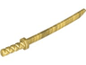 Minifigure, Weapon Sword, Shamshir / Katana (Octagonal Guard)