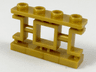 Fence 1 x 4 x 2 Ornamental Asian Lattice with Square and 4 Studs
