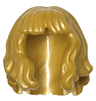 Minifigure, Hair Mid-Length and Wavy with Bangs