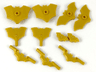 Minifigure, Weapon Pack Batman, 11 in Bag (Multipack)