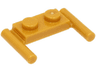 Plate, Modified 1 x 2 with Bar Handles - Flat Ends, Low Attachment