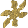 Technic Circular Saw Blade with Pin Hole and Six Teeth (Large Shuriken Throwing Star)