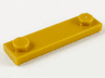 Plate, Modified 1 x 4 with 2 Studs with Groove