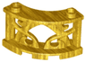Fence 3 x 3 x 2 Quarter Round Ornamental with 2 Studs
