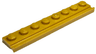 Plate, Modified 1 x 8 with Door Rail