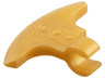 Minifigure, Weapon Axe Head with Clip