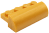 Slope, Curved 2 x 4 with 4 Recessed Studs