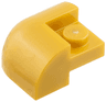 Slope, Curved 2 x 2 Corner Round with Recessed Stud