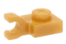 Plate, Modified 1 x 1 with U Clip (Horizontal Grip)