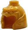 Minifigure, Headgear Helmet with Cheek Protection,  Wings, Animal Face and Stud on Top