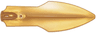 Large Figure Weapon Sword Blade with Axle Hole, Wide Spear Tip