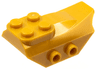 Slope, Curved 4 x 2 with 4 Studs on Top, 2 Hollow Studs on Each Side, Wing End
