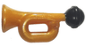 Minifigure, Utensil Musical Instrument, Horn with Black Bulb Pattern