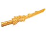 Minifigure, Weapon Sword, Katana with Dragon Head (Ninjago Sword of Fire)