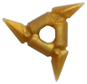 Minifigure, Weapon Shuriken Throwing Star with Smooth Grips