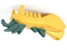 Dragon Head (Ninjago) Jaw Lower with Dark Green Spines Pattern