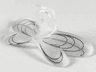 Minifigure Wings Insect Extended with Neck Bracket with Black Oval Lines Pattern