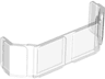 Glass for Train Front 2 x 6 x 2