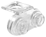 Minifigure Neck Bracket with 2 Back Studs