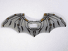 Minifigure Wings Mechanical Extended with Center Opening with Black and Gold Pattern