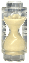 Minifigure, Utensil Hourglass with Molded Tan Sand Pattern