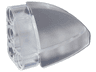 Technic, Panel Curved 5 x 3 x 2 Corner Quarter Ellipse, Left