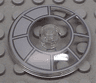Dish 4 x 4 Inverted (Radar) with Solid Stud with Radial Millennium Falcon Cockpit Pattern 1