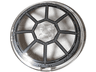 Dish 8 x 8 Inverted (Radar) - Solid Studs with Dark Bluish Gray Radial TIE Fighter Cockpit with 40 Black Rivets Pattern