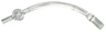 Bar Curved with Axle 1L and 1 x 1 Round Plate End