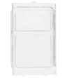 Glass for Train Door with Lip on Top and Bottom