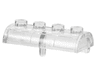 Container, Treasure Chest Lid Curved with Thick Hinge