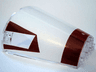 Cone Half 8 x 4 x 6 with Dark Red Stripe Tantive Bridge Top Pattern