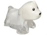 Dog, Ghost with Marbled White and Printed Black Eyes and Nose Pattern (Hidden Side Spencer)