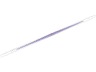 Hose, Flexible Ribbed with 8mm Ends 19L / 15.2cm with Molded Dark Purple Center Pattern