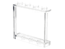 Panel 1 x 4 x 3 with Side Supports - Hollow Studs