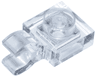 Plate, Modified 1 x 1 with Open O Clip (Horizontal Grip)
