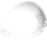 Windscreen 3 x 6 x 2 1/3 Quarter Sphere