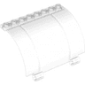 Panel 5 x 8 x 3 2/3 Curved with 2 Axle Holes