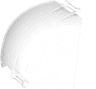 Windscreen Quarter Dome, Bar Handles at Top and Bottom