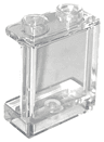 Panel 1 x 2 x 2 with Side Supports - Hollow Studs
