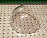 Windscreen 8 x 4 2/3 x 3 2/3 Quarter Sphere (Outer) with Hinge Holes