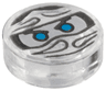 Tile, Round 1 x 1 with Ninjago Trapped Zane Pattern