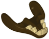 Warg Jaw Lower with Tan Teeth Pattern