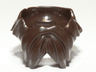 Minifigure Beard, Parted with Hair
